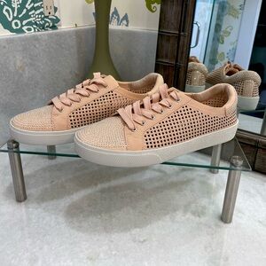 Vince Camino Pink Studded Sneakers